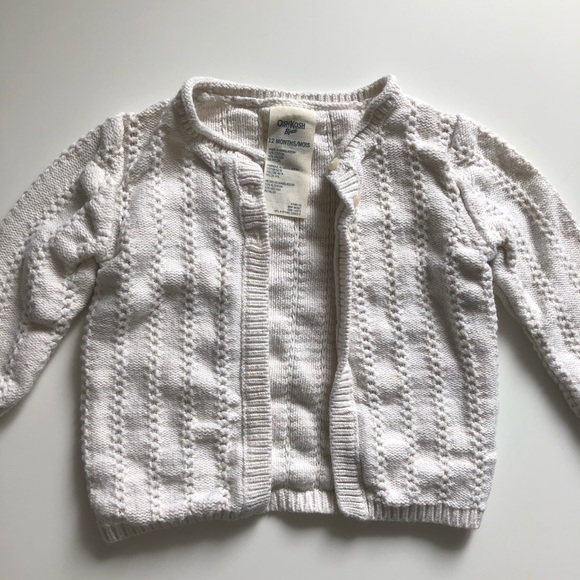 12M Girls: White Sweater - Picture 2 of 4